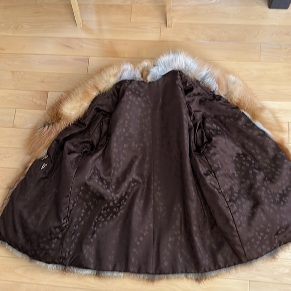 Genuine Natural Red Fox Fur Jacket - NWT - Picture 10 of 17